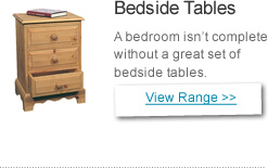 Pine bedside tables